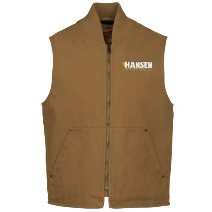 Washed Duck Cloth Work Vest