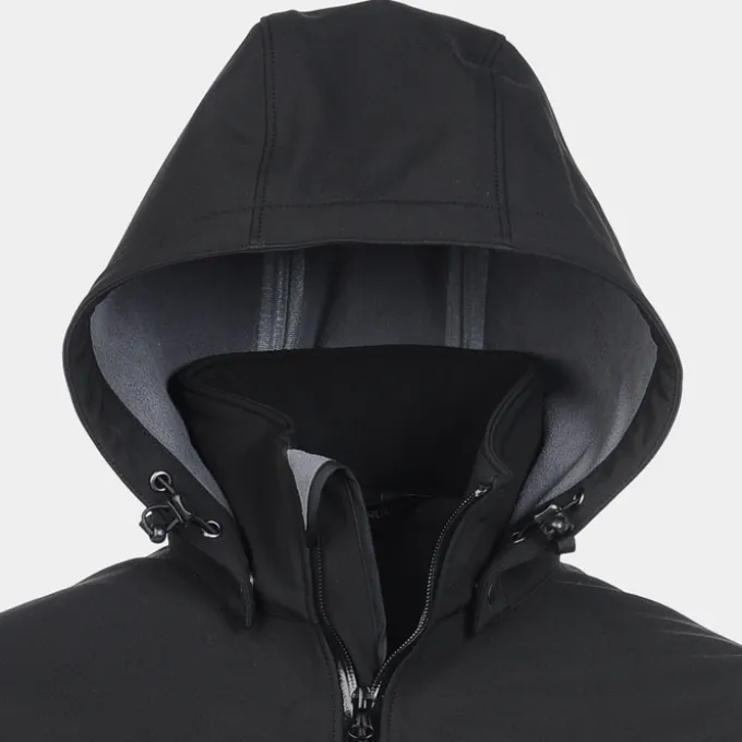 Waterproof Hooded Stretch Soft Shell Jacket