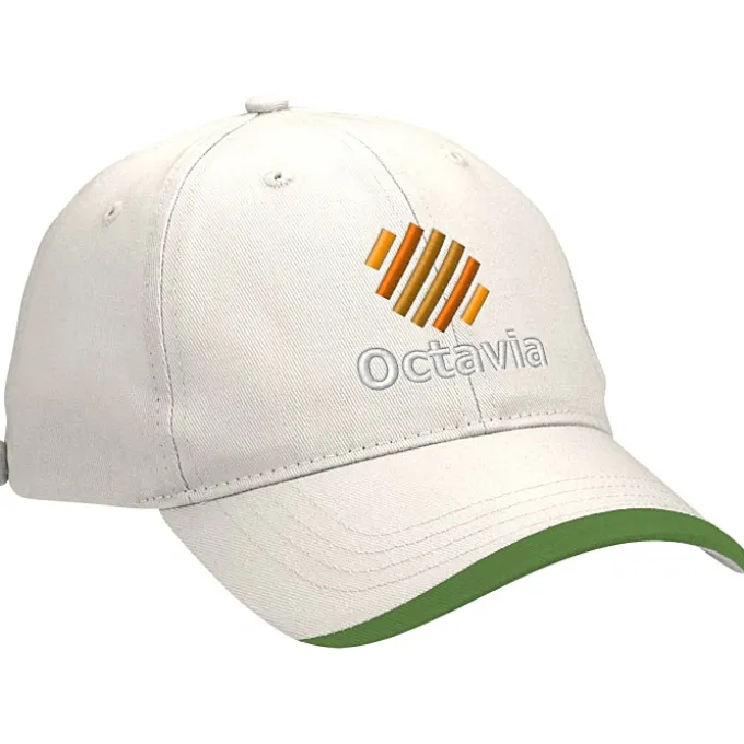 Wave Sandwich Cap with Face Mask Buttons
