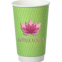 Waves Full Color Insulated Paper Cup - 16 oz.