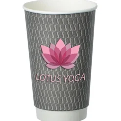 Waves Full Color Insulated Paper Cup - 16 oz.