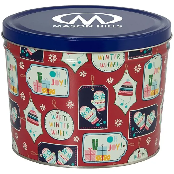 3-Way Popcorn Tin - Design - 2 Gallon