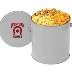 3-Way Popcorn Tin - Solid - 1 Gallon