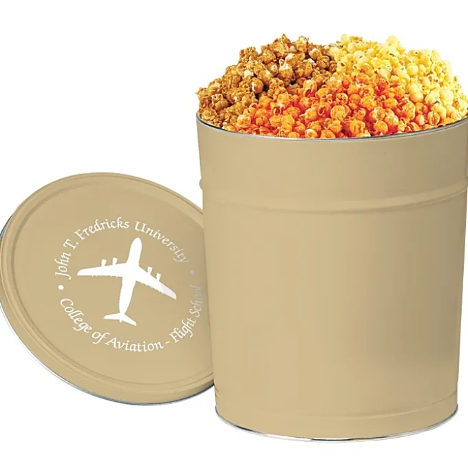 3-Way Popcorn Tin - Solid - 3-1/2 Gallon
