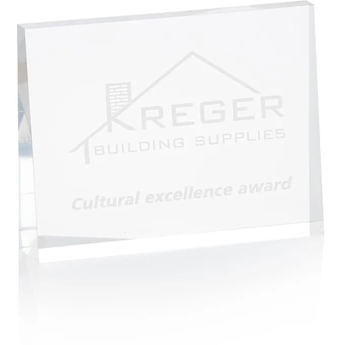 Wedge Acrylic Paperweight
