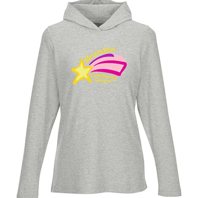 Wellable Long Sleeve Hooded T-Shirt - Ladies'