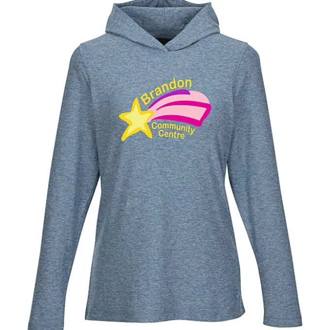 Wellable Long Sleeve Hooded T-Shirt - Ladies'