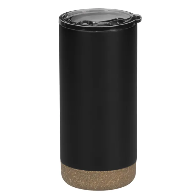 Wellington Vacuum Tumbler with Cork Bottom - 16 oz. - Laser Engraved
