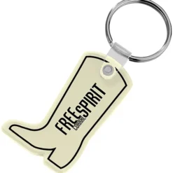 Western Boot Soft Keychain - Opaque