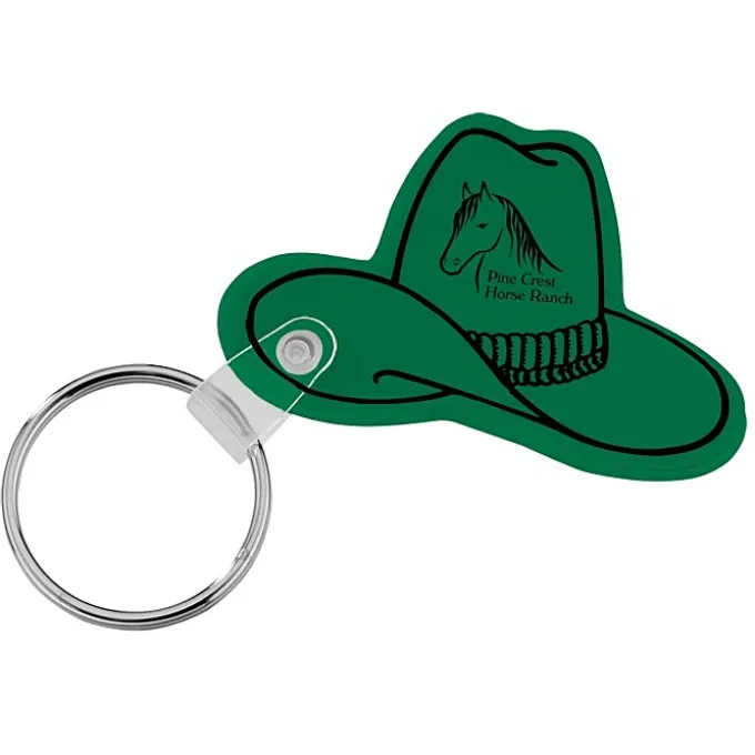 Western Hat Soft Keychain - Opaque