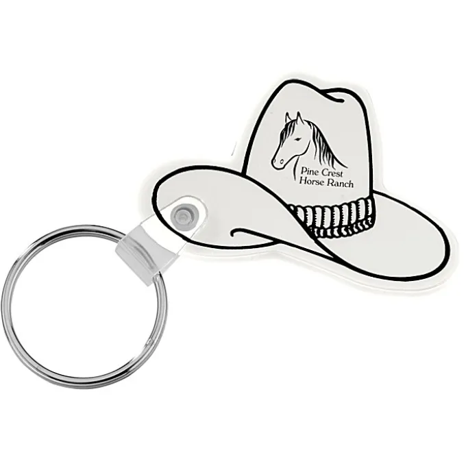 Western Hat Soft Keychain - Opaque