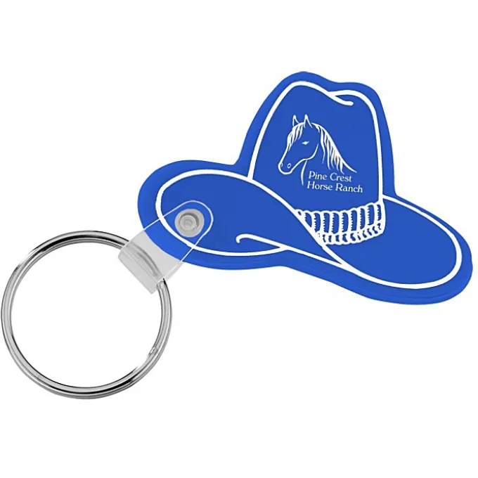 Western Hat Soft Keychain - Opaque