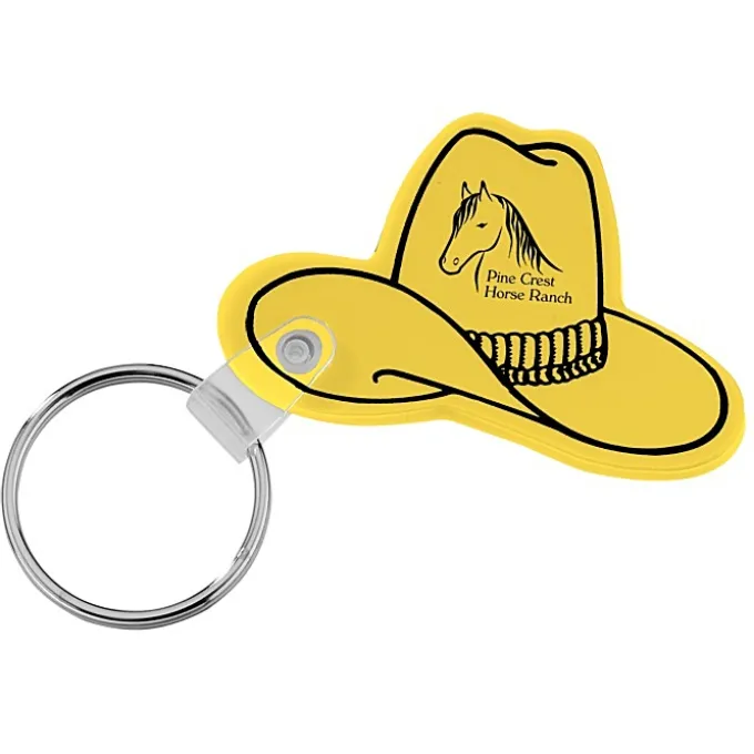 Western Hat Soft Keychain - Opaque