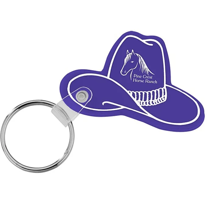 Western Hat Soft Keychain - Opaque