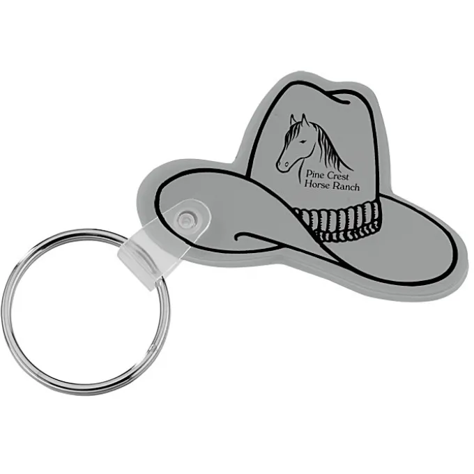 Western Hat Soft Keychain - Opaque