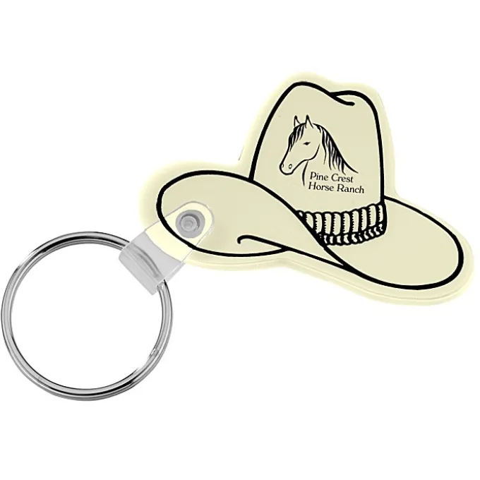 Western Hat Soft Keychain - Opaque