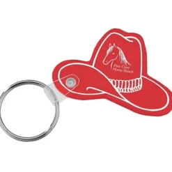Western Hat Soft Keychain - Translucent