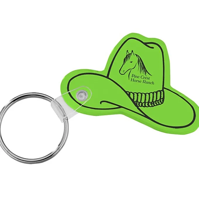 Western Hat Soft Keychain - Translucent