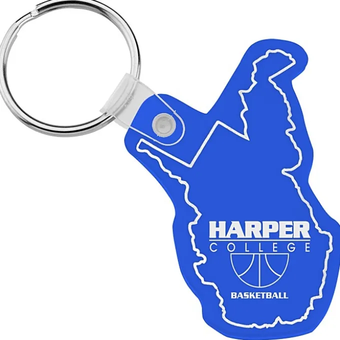 West Virginia Soft Keychain - Opaque