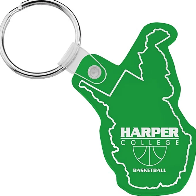 West Virginia Soft Keychain - Opaque
