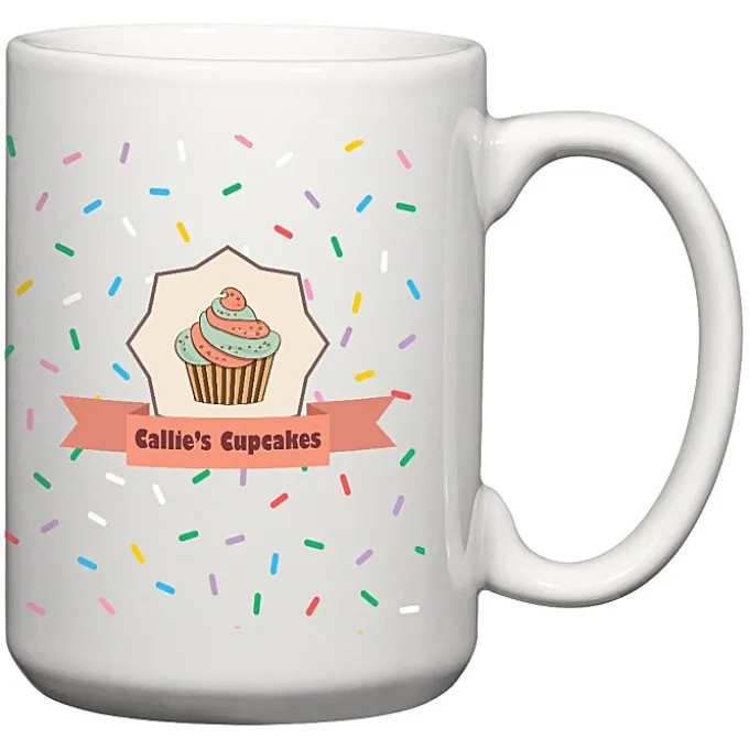 White Coffee Mug - 14 oz. - Full Color