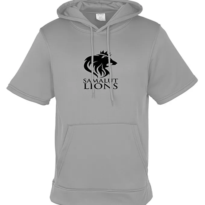 Wicking Fleece Short Sleeve Hoodie
