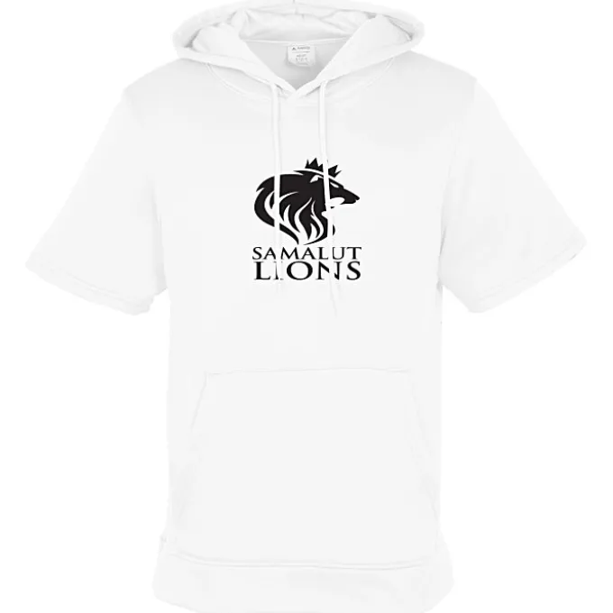 Wicking Fleece Short Sleeve Hoodie