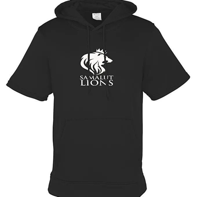 Wicking Fleece Short Sleeve Hoodie