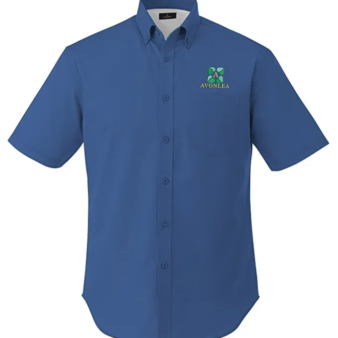 Willshire Twill Short Sleeve Dress Shirt - Men's - 24 hr