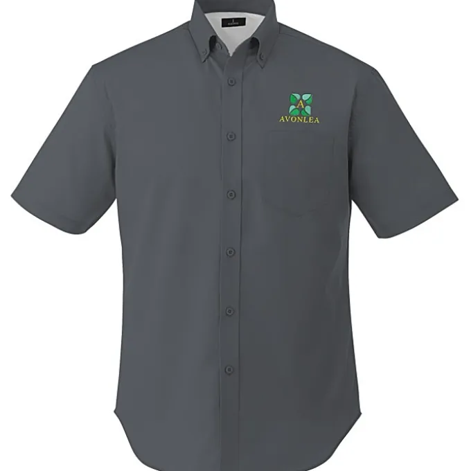 Willshire Twill Short Sleeve Dress Shirt - Men's - 24 hr