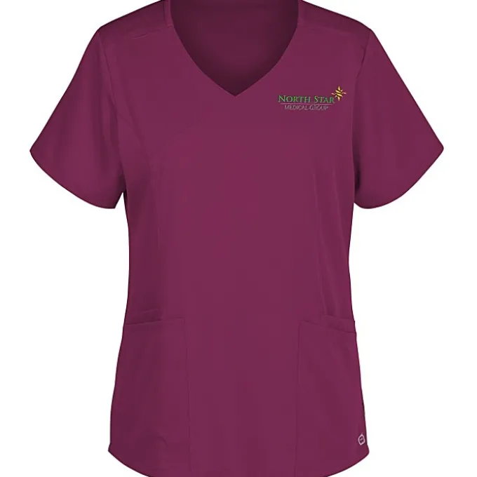 Wink Pro Flex Mock Wrap Top - Ladies'