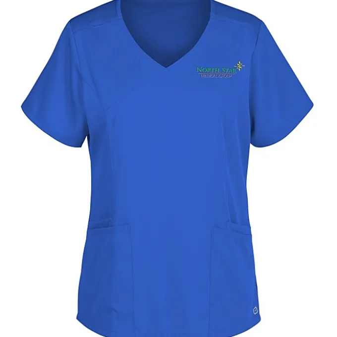 Wink Pro Flex Mock Wrap Top - Ladies'