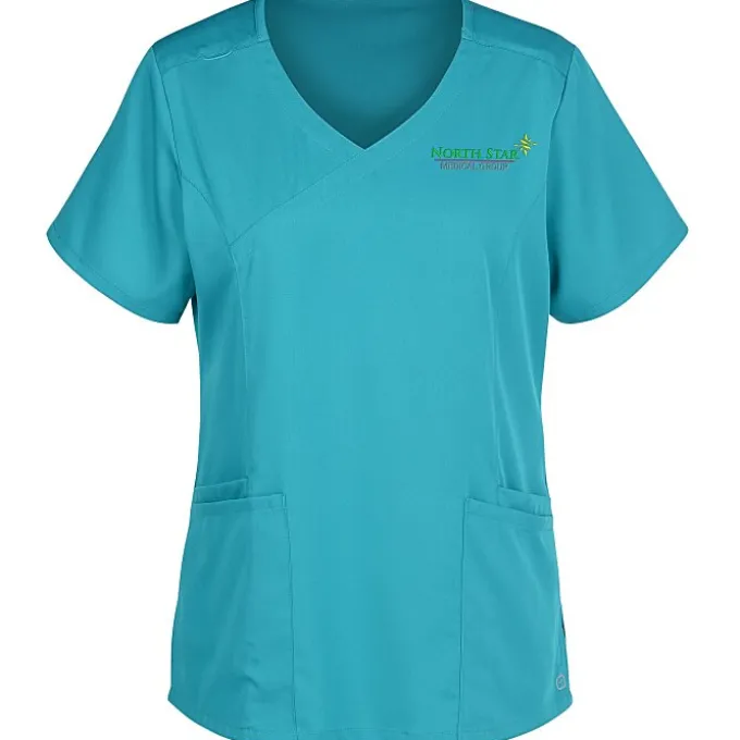 Wink Pro Flex Mock Wrap Top - Ladies'