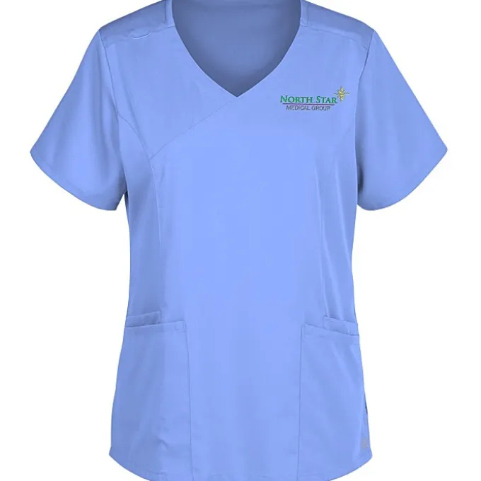 Wink Pro Flex Mock Wrap Top - Ladies'