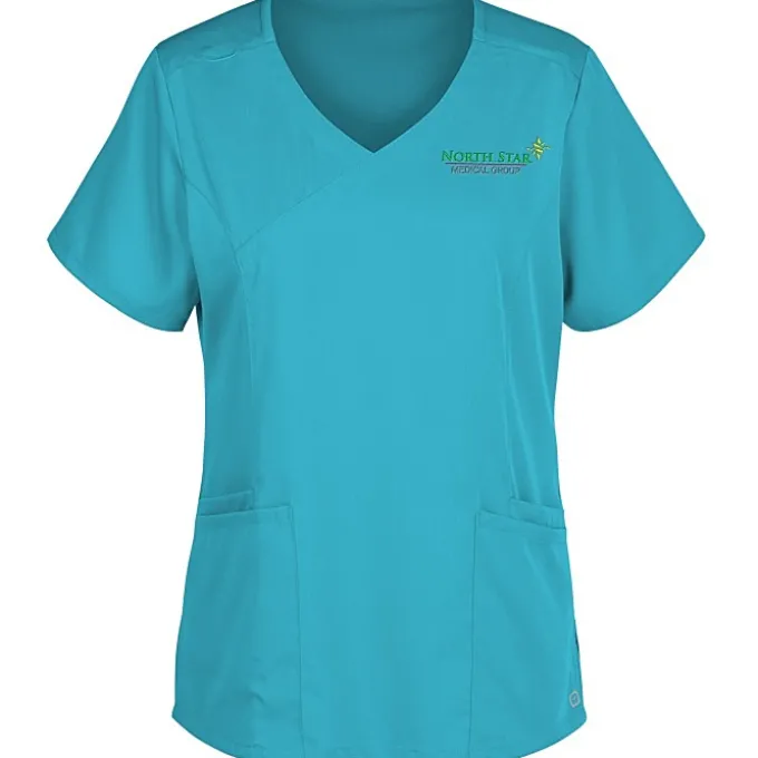 Wink Pro Flex Mock Wrap Top - Ladies'