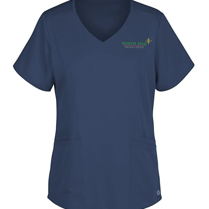Wink Pro Flex Mock Wrap Top - Ladies'