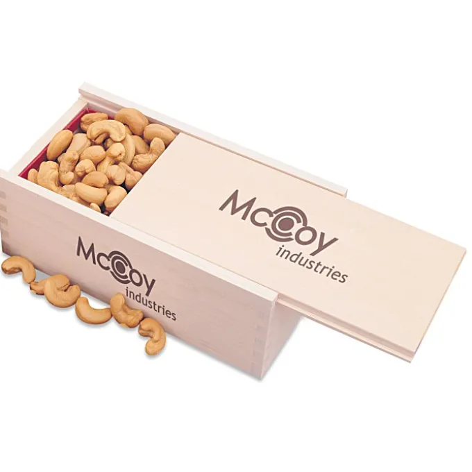 Wooden Box with Cashews