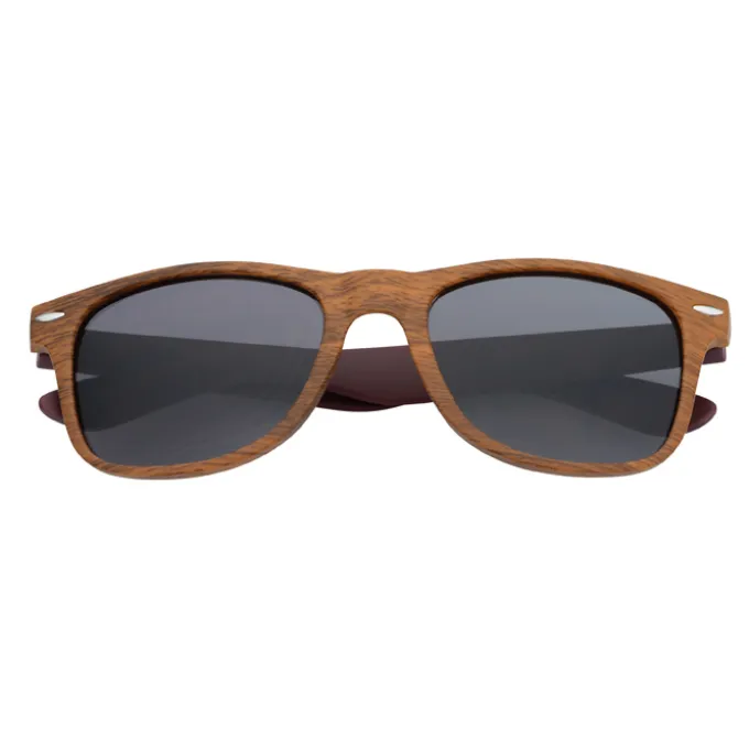 Wood Grain Beach Sunglasses - Front