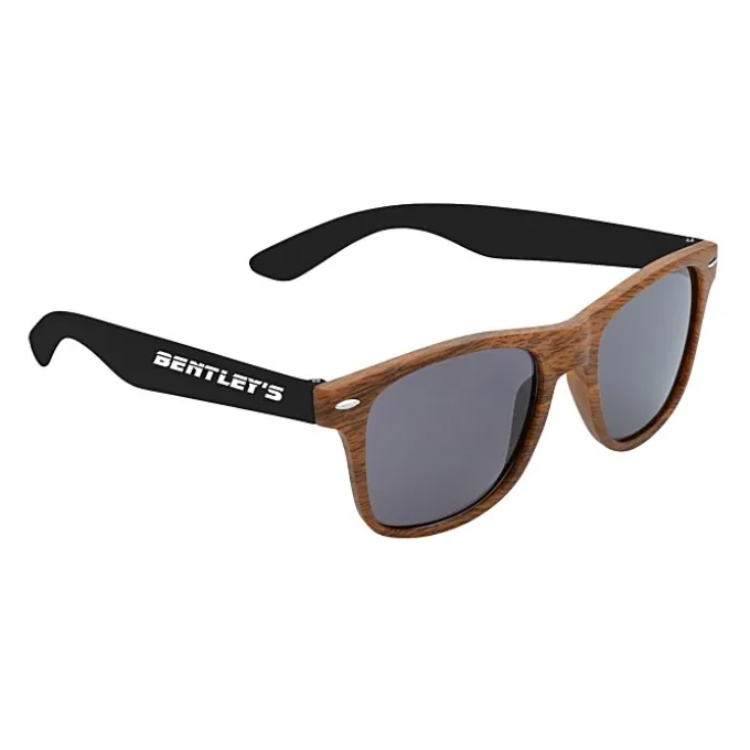 Wood Grain Beach Sunglasses - Front