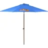 Wood Look Tilting Market Umbrella - 9 foot Arc