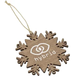 Wood Ornament - Snowflake