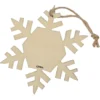 Wood Ornament - Snowflake