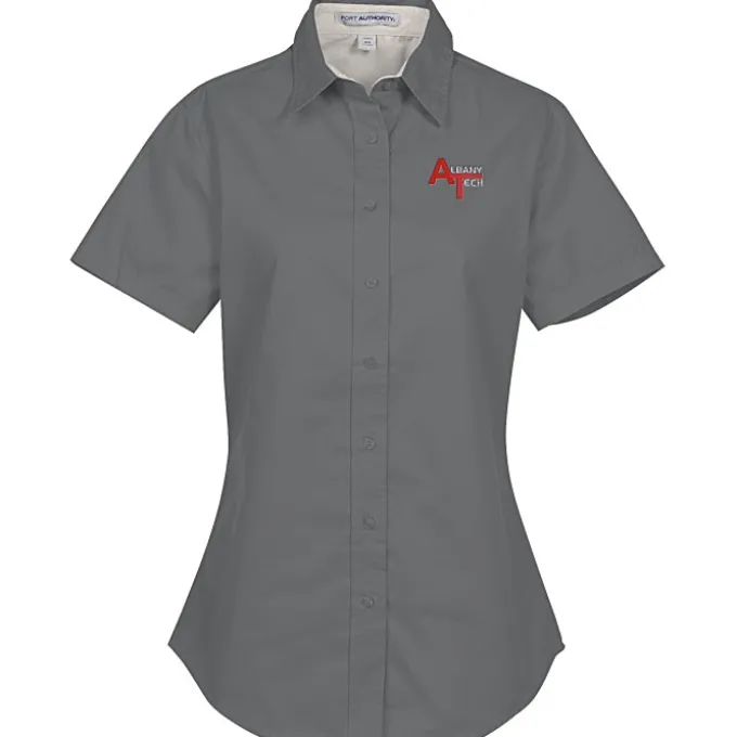 Workplace Easy Care SS Twill Shirt - Ladies' - 24 hr