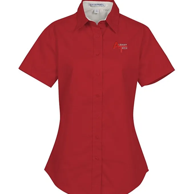 Workplace Easy Care SS Twill Shirt - Ladies'