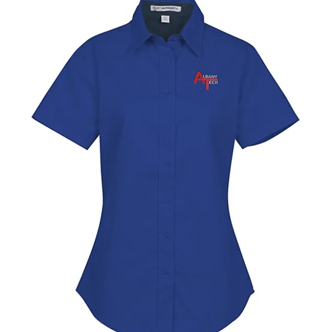 Workplace Easy Care SS Twill Shirt - Ladies'