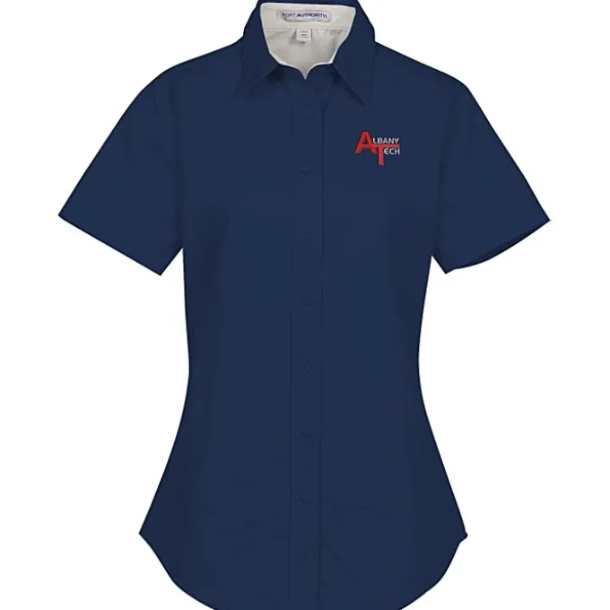 Workplace Easy Care SS Twill Shirt - Ladies'