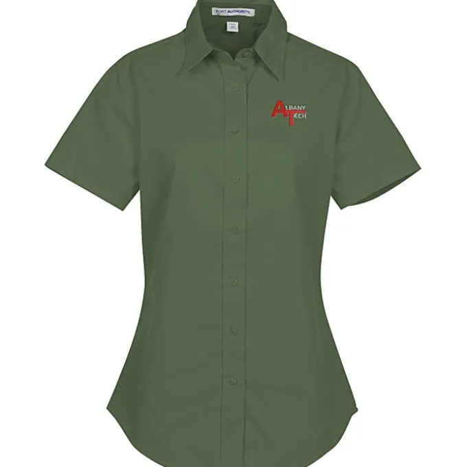 Workplace Easy Care SS Twill Shirt - Ladies'