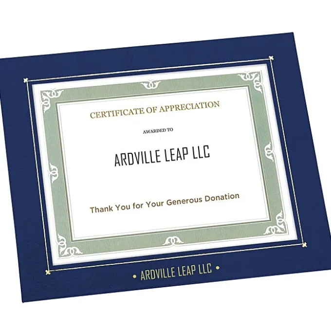 Wrapped Edge Certificate Frame - 8 inches x 10 inches