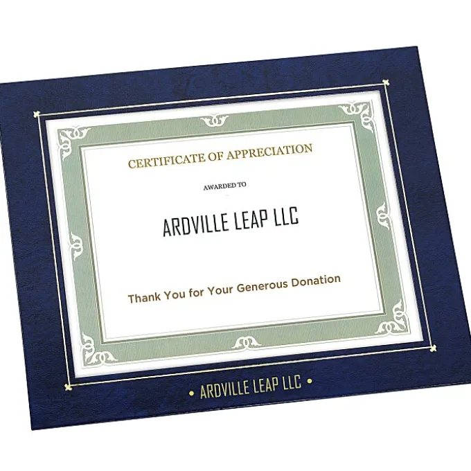 Wrapped Edge Certificate Frame - 8 inches x 10 inches
