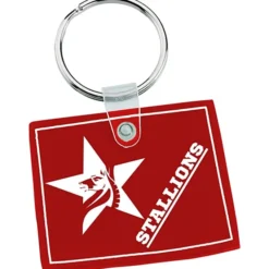 Wyoming Soft Keychain - Opaque